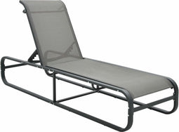 vidaXL - Ligbed - aluminium - en - textileen