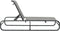 vidaXL - Ligbed - aluminium - en - textileen