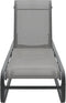 vidaXL - Ligbed - aluminium - en - textileen