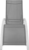 vidaXL - Ligbed - aluminium - zwart