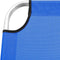 vidaXL - Ligbed - extra - hoog - inklapbaar - senior - aluminium - blauw