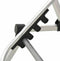 vidaXL - Ligbed - extra - hoog - inklapbaar - senior - aluminium - blauw
