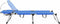 vidaXL - Ligbed - extra - hoog - inklapbaar - senior - aluminium - blauw