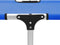 vidaXL - Ligbed - extra - hoog - inklapbaar - senior - aluminium - blauw