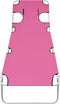 vidaXL - Ligbed - inklapbaar - met - hoofdkussen - staal - magenta