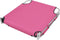 vidaXL - Ligbed - inklapbaar - met - hoofdkussen - staal - magenta