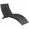 vidaXL - Ligbed - inklapbaar - met - kussen - poly - rattan - zwart