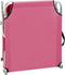 vidaXL - Ligbed - inklapbaar - met - luifel - aluminium - roze