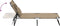vidaXL - Ligbed - inklapbaar - oxford - stof - en - gepoedercoat - staal - taupe