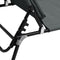 vidaXL - Ligbed - inklapbaar - oxford - stof - en - gepoedercoat - staal - grijs