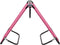 vidaXL - Ligbed - inklapbaar - staal - roze