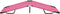 vidaXL - Ligbed - inklapbaar - staal - roze