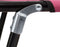 vidaXL - Ligbed - inklapbaar - staal - roze