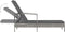 vidaXL - Ligbed - met - armleuningen - poly - rattan - grijs