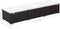 vidaXL - Ligbed - met - crèmewit - kussen - poly - rattan - bruin