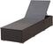 vidaXL - Ligbed - met - crèmewit - kussen - poly - rattan - bruin