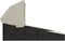 vidaXL - Ligbed - met - inklapbaar - dak - 200x114x128 - cm - poly - rattan - zwart