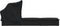 vidaXL - Ligbed - met - inklapbaar - dak - 213x63x97 - cm - poly - rattan - zwart