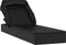 vidaXL - Ligbed - met - inklapbaar - dak - 213x63x97 - cm - poly - rattan - zwart