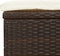 vidaXL - Ligbed - met - inklapbaar - dak - 213x63x97 - cm - poly - rattan - bruin