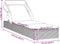 vidaXL - Ligbed - met - inklapbaar - dak - 213x63x97 - cm - poly - rattan - bruin