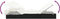 vidaXL - Ligbed - met - inklapbaar - dak - 213x63x97 - cm - poly - rattan - zwart