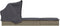 vidaXL - Ligbed - met - inklapbaar - dak - 213x63x97 - cm - poly - rattan - grijs