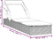 vidaXL - Ligbed - met - inklapbaar - dak - 213x63x97 - cm - poly - rattan - bruin