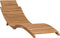 vidaXL - Ligbed - met - inklapbare - tafel - massief - teakhout