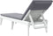 vidaXL - Ligbed - met - kussen - 186x60x29 - cm - polypropeen - wit