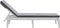 vidaXL - Ligbed - met - kussen - 186x60x29 - cm - polypropeen - wit