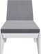 vidaXL - Ligbed - met - kussen - 186x60x29 - cm - polypropeen - wit