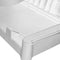 vidaXL - Ligbed - met - kussen - 186x60x29 - cm - polypropeen - wit
