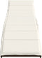 vidaXL - Ligbed - met - kussen - 55x199x50 - cm - poly - rattan - bruin