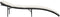 vidaXL - Ligbed - met - kussen - 55x199x50 - cm - poly - rattan - zwart