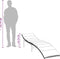 vidaXL - Ligbed - met - kussen - 55x199x50 - cm - poly - rattan - lichtgrijs