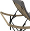 vidaXL - Ligbed - met - kussen - 55x199x50 - cm - poly - rattan - beige