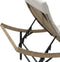 vidaXL - Ligbed - met - kussen - 55x199x50 - cm - poly - rattan - beige