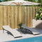 vidaXL - Ligbed - met - kussen - 55x199x50 - cm - poly - rattan - zwart