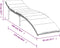 vidaXL - Ligbed - met - kussen - 55x199x50 - cm - poly - rattan - beige