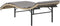 vidaXL - Ligbed - met - kussen - 55x199x50 - cm - poly - rattan - beige