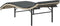 vidaXL - Ligbed - met - kussen - 55x199x50 - cm - poly - rattan - lichtgrijs