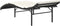vidaXL - Ligbed - met - kussen - 55x199x50 - cm - poly - rattan - zwart