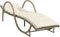 vidaXL - Ligbed - met - kussen - 60x199x42 - cm - poly - rattan - beige