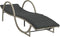vidaXL - Ligbed - met - kussen - 60x199x42 - cm - poly - rattan - lichtgrijs
