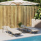 vidaXL - Ligbed - met - kussen - 60x199x42 - cm - poly - rattan - beige