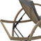 vidaXL - Ligbed - met - kussen - 60x199x42 - cm - poly - rattan - beige