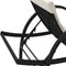 vidaXL - Ligbed - met - kussen - 60x199x42 - cm - poly - rattan - zwart
