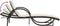 vidaXL - Ligbed - met - kussen - 60x199x42 - cm - poly - rattan - bruin