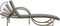 vidaXL - Ligbed - met - kussen - 60x199x42 - cm - poly - rattan - beige